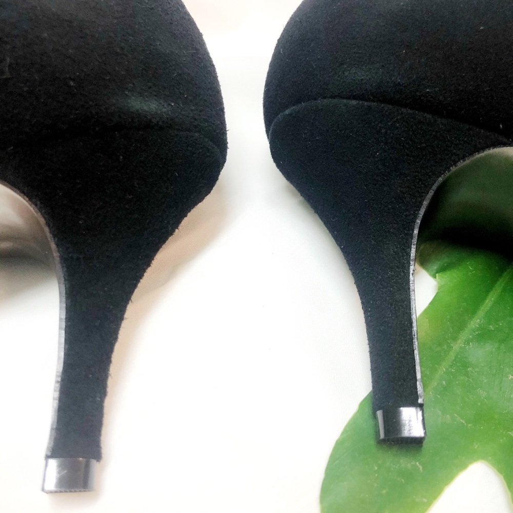 EUC Steve Madden Pinelope Suede Black pumps 7.5 - Picture 6 of 7